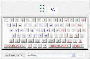 Maustastatur zum Braille-Lernen